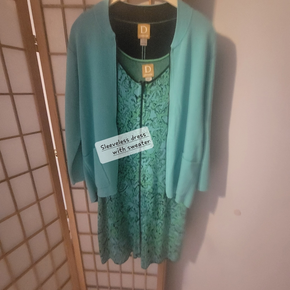 Dress with sweater by Damask